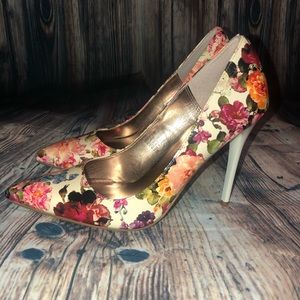 Floral heels